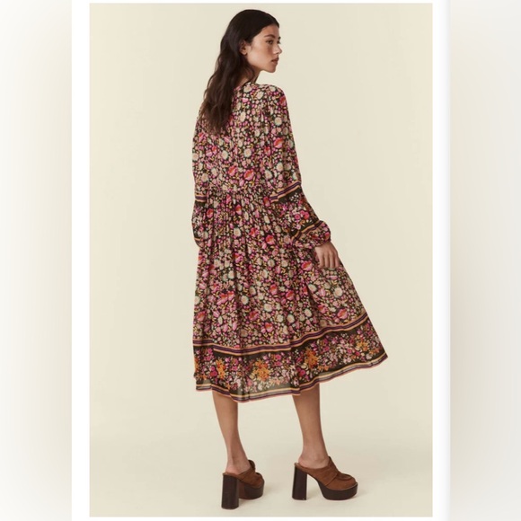Spell and the Gypsy -Impala Lily Boho Midi Dress -XS - Picture 2 of 7